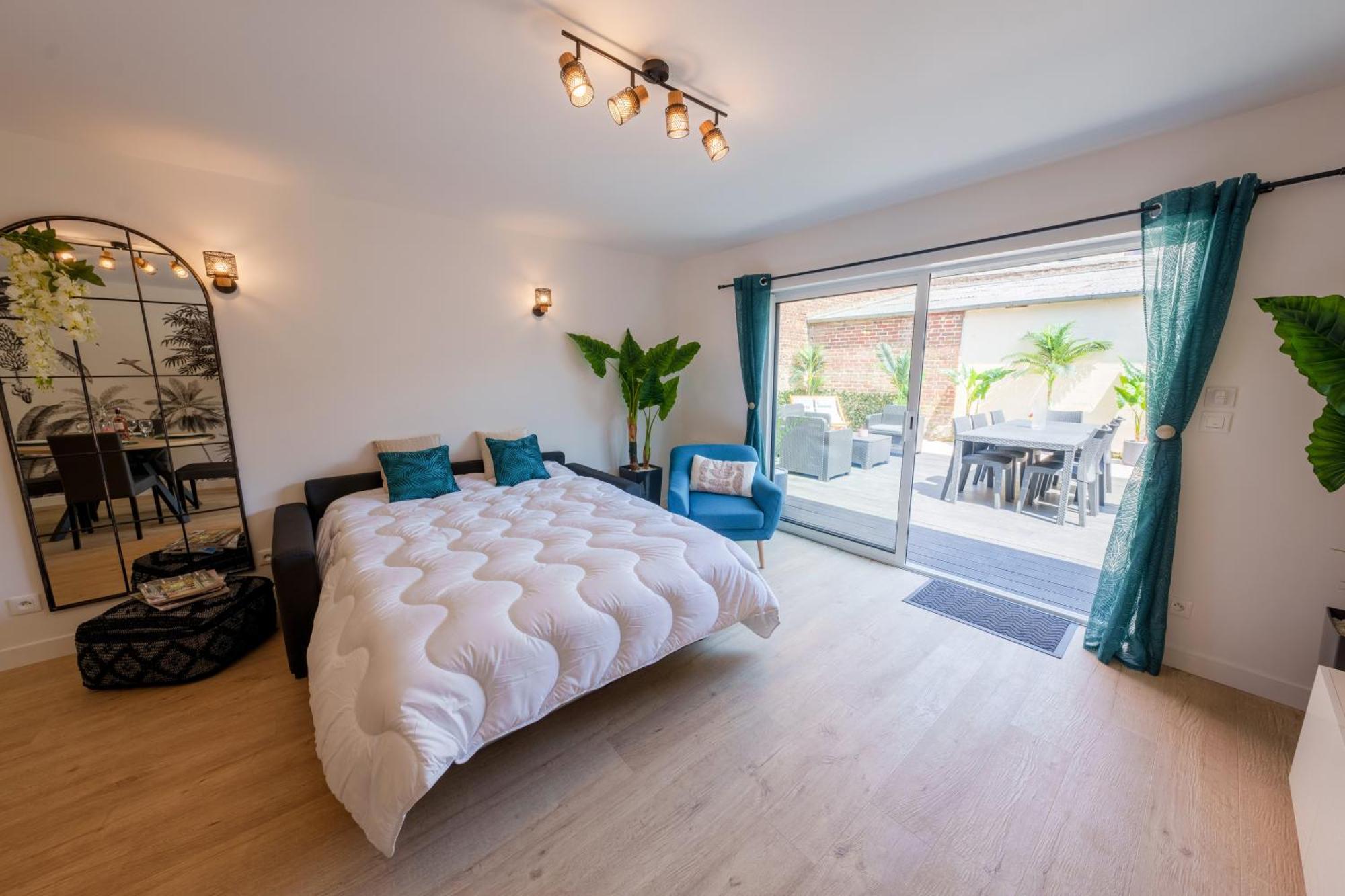 L'Escale Tropicale, Appartement Independant Avec Terrasse Privative Сен-Кантен Экстерьер фото